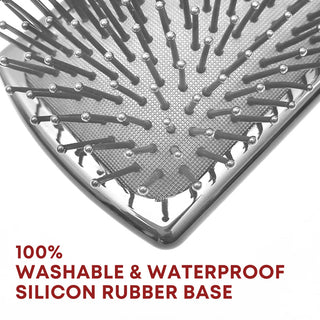 100% Pure Nylon Bristle Paddle Brush