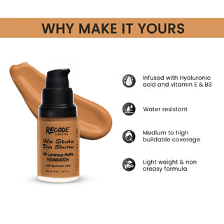 Hd Luminous Matte Foundation 30ml