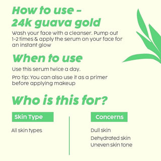 24k Guava Gold Dewy Serum - Plix