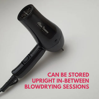 Mini Dryer - 1000 Watts DC Motor Hair Dryer - Black