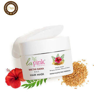 Smooth Shiny & Strong Hair with Methi Dana 8-in-1 Hair Mask - 200 gm