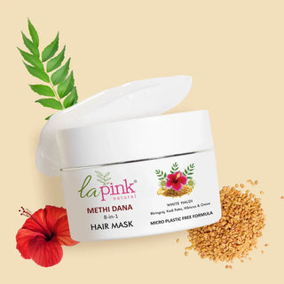 Smooth Shiny & Strong Hair with Methi Dana 8-in-1 Hair Mask - 200 gm