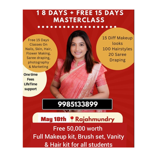 18 Days Master Class at Rajamundry From 18th May 2024