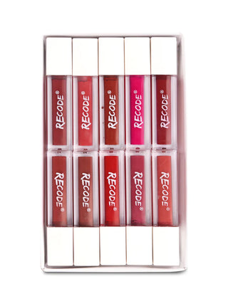 Silky Matte Mini Liquid Lipsticks - (1.25ml x 10) - 12.5 ml