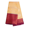 TAS Tanchoi Silk Yellow &Maroon Border