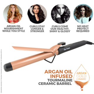 Argan Gold Ceramic Curler - 22mm