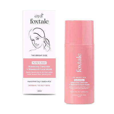 Purify & Glow Weekday Cleanser+ Weekend Face Mask - 100 ml