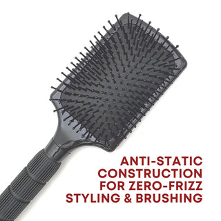 100% Pure Nylon Bristle Paddle Brush