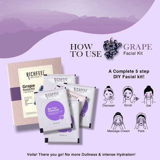 Grape Facial Kit