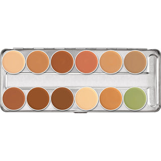 Camouflage Cream Palette With 12 Shades