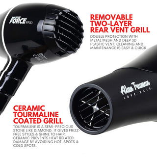 2200W Hair Dryer with Long Life 5555 Motor