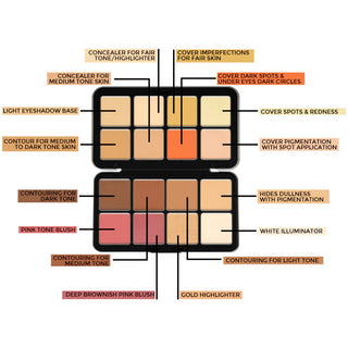 Camouflage Hd Palette - 40 G