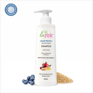 La Pink Color Protect with White Haldi and Quinoa Protein Shampoo - 250 ml