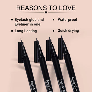 Apply N fly Waterproof Glue Eyeliner - 1.8 g