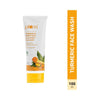 Plum Turmeric White Clay Acne Action Face Wash Fights Acne Controls Excess Oil with Orange Peel -100ml
