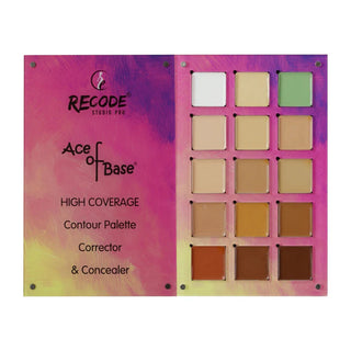 Ace of Base High Coverage Contour Palette Corrector & Concealer - 52 g