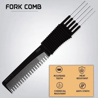 Black Line Carbon Hair Comb