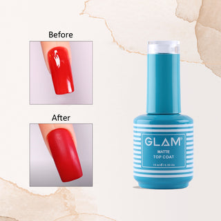 Gel Matte Top Coat - 15 ml