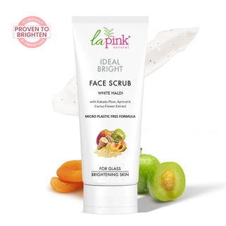 Tan removal Ideal Bright Face Scrub for Glass Like Skin - 100 gm